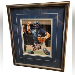 PAT BORDER's Blue Jays World Series Sign Picture